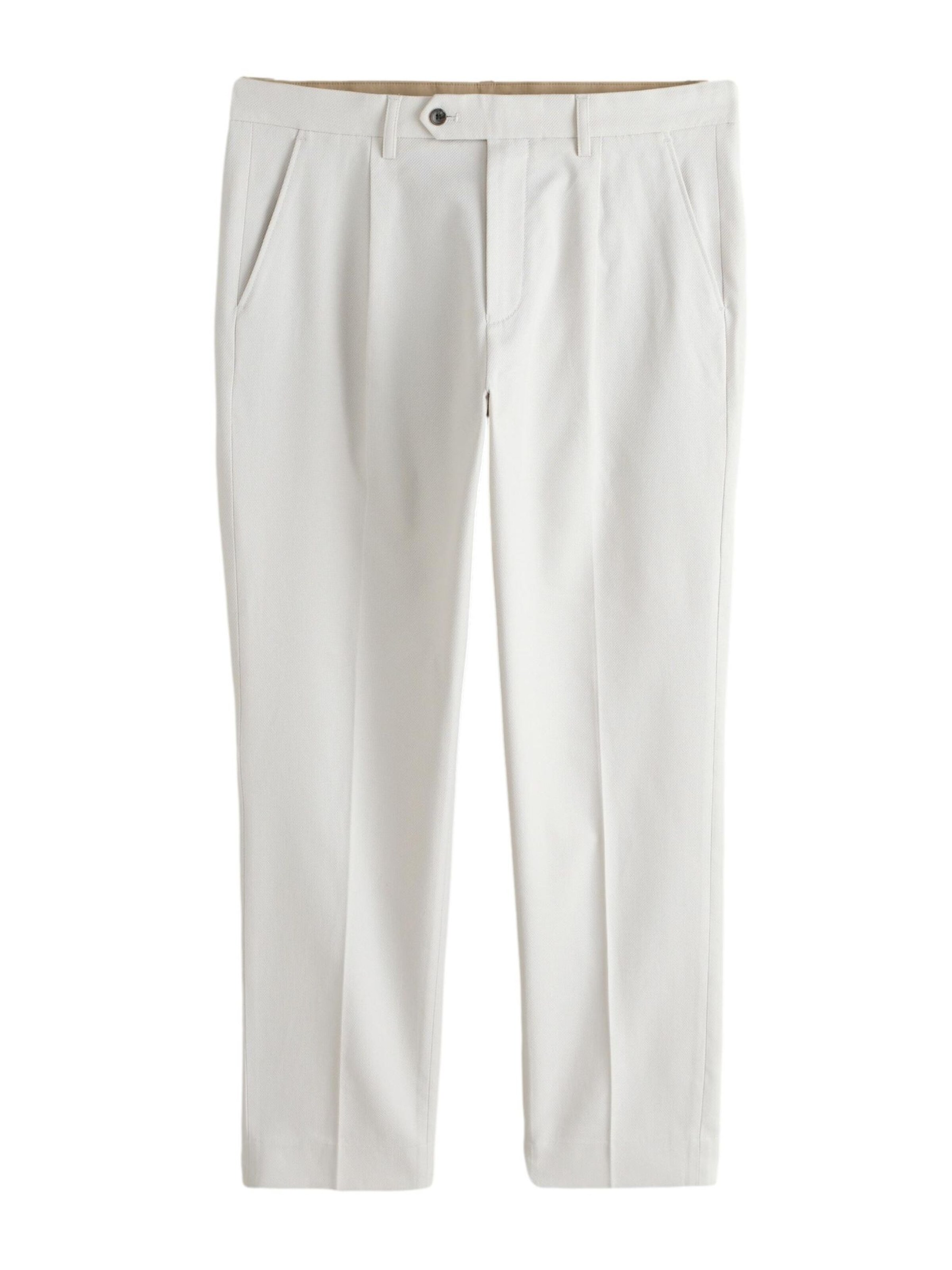 Next Regular Pantalon in Wit: voorkant