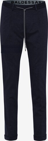 Baldessarini Pleat-Front Pants in Blue: front