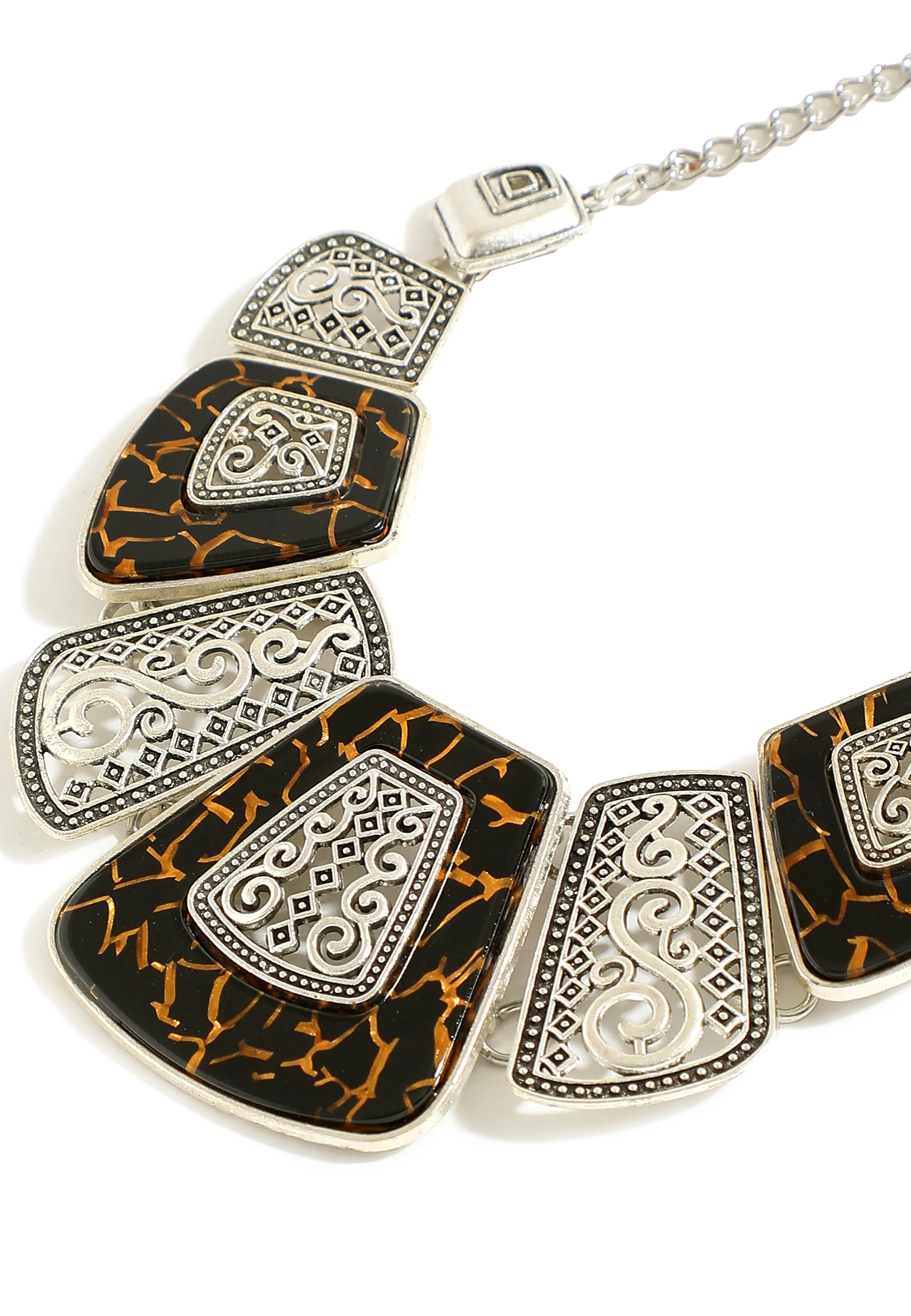 SOHI Kette 'Alana' in Schwarz