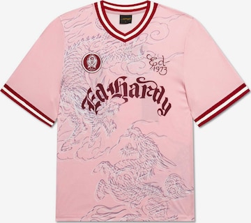 Ed Hardy Paita 'Soaring Dragon Football' värissä vaaleanpunainen: etupuoli