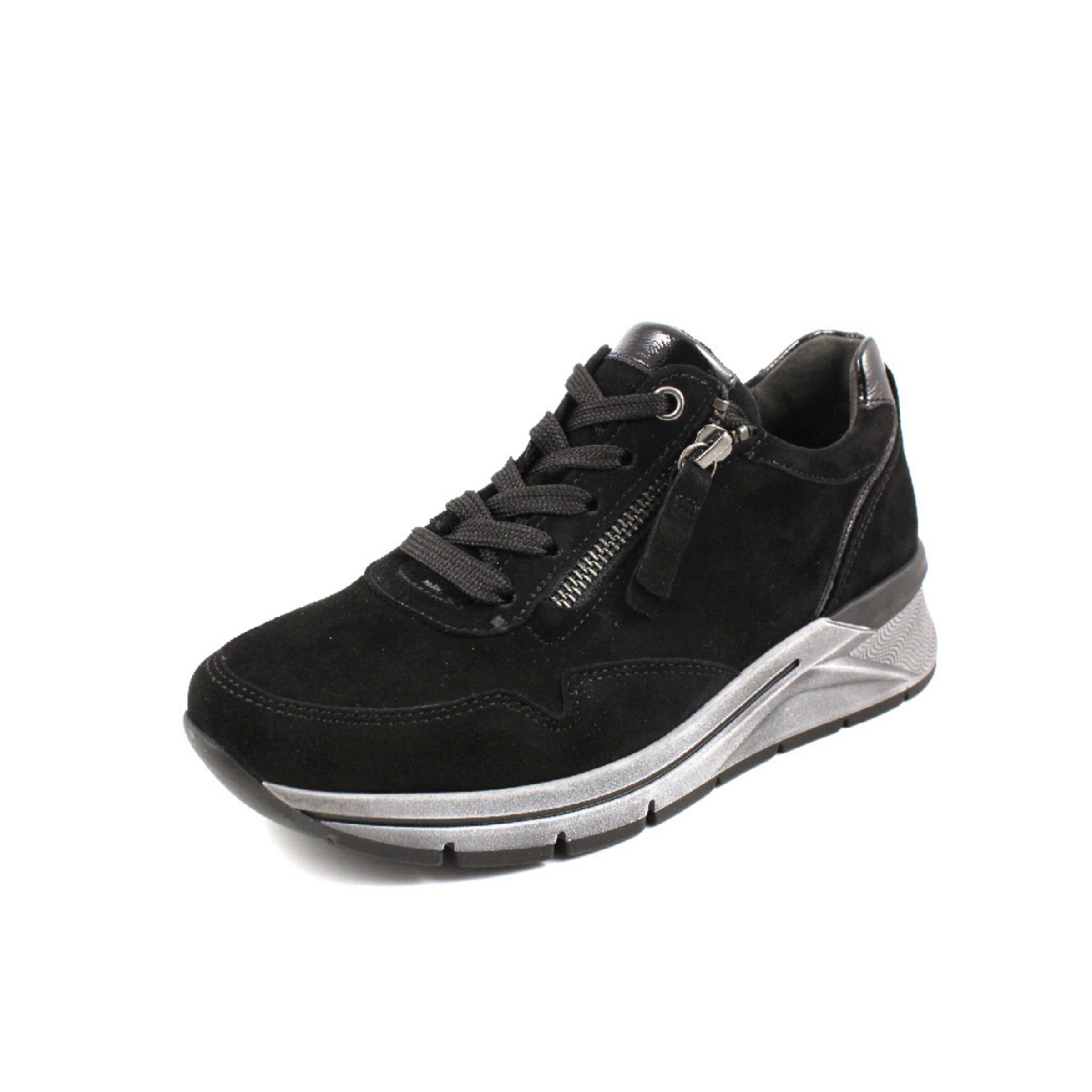 GABOR Sportieve veterschoen in Zwart: voorkant