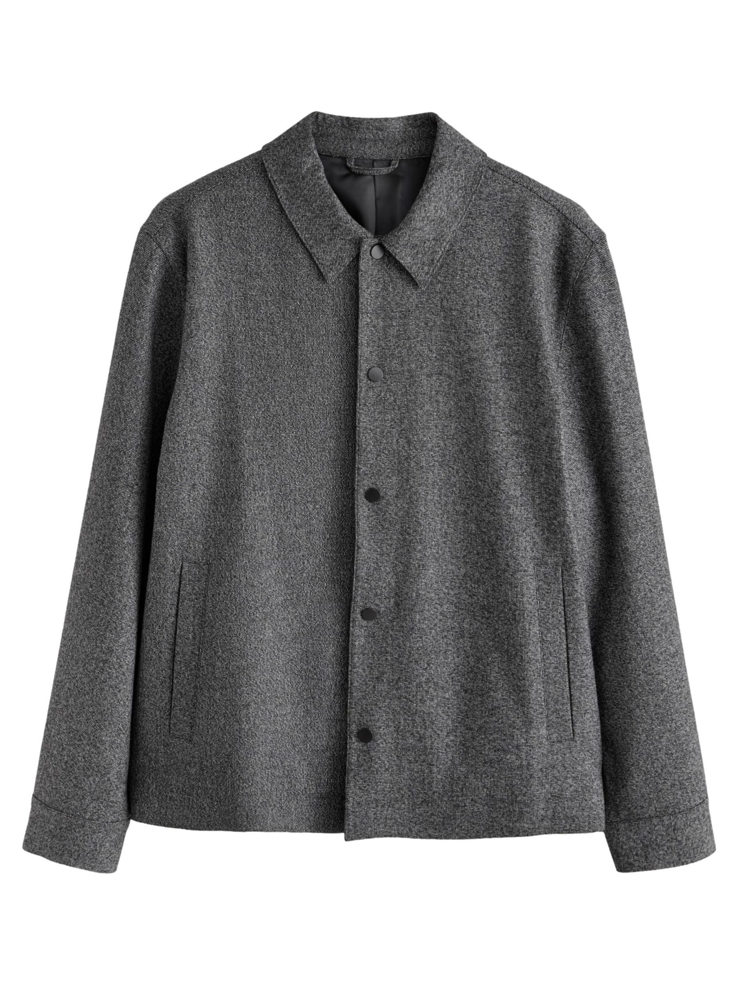 Next Jacke in Grau: Vorderseite