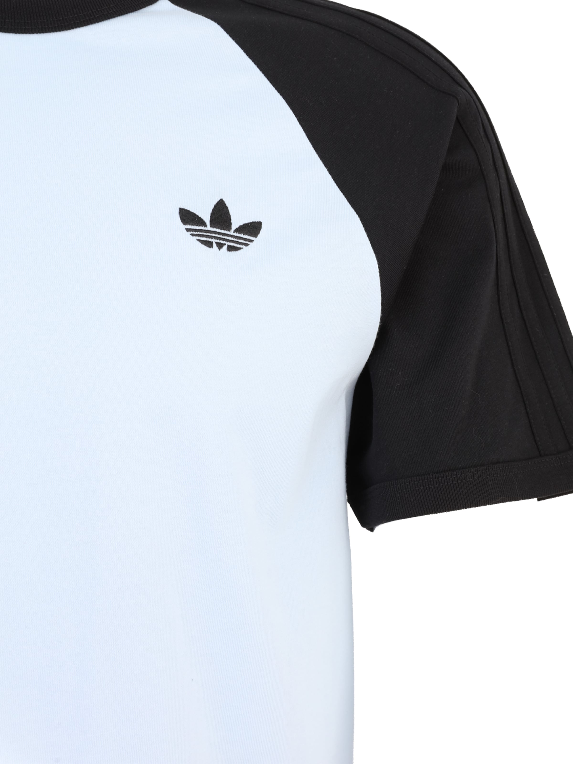 ADIDAS ORIGINALS Тениска '3-STRIPES' в бяло