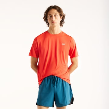 new balance Funktionsshirt 'Athletics' in Orange: Vorderseite