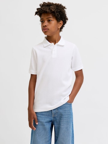 Jack & Jones Junior - Camiseta 'JJEAUSTIN' en blanco: frente