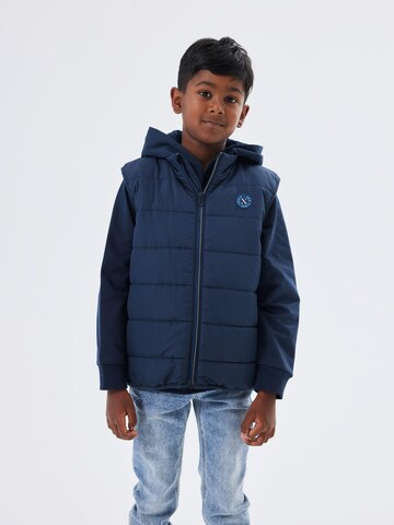 Gilet 'Mylane' NAME IT en bleu : devant