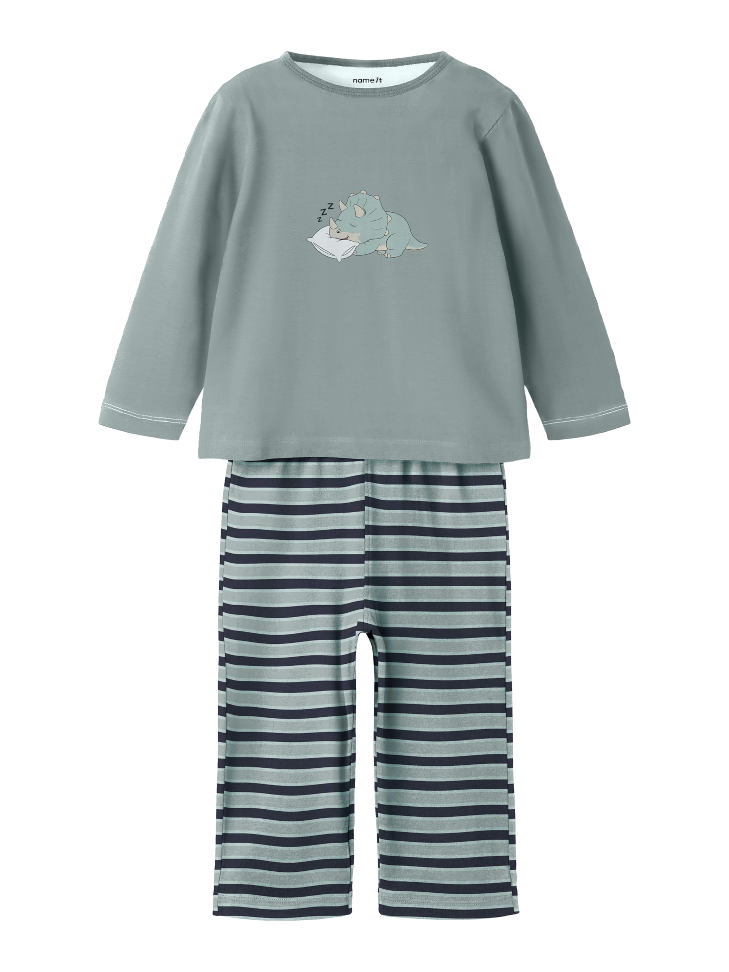 NAME IT - Pijama 'NMMRYNDQ' en verde: frente