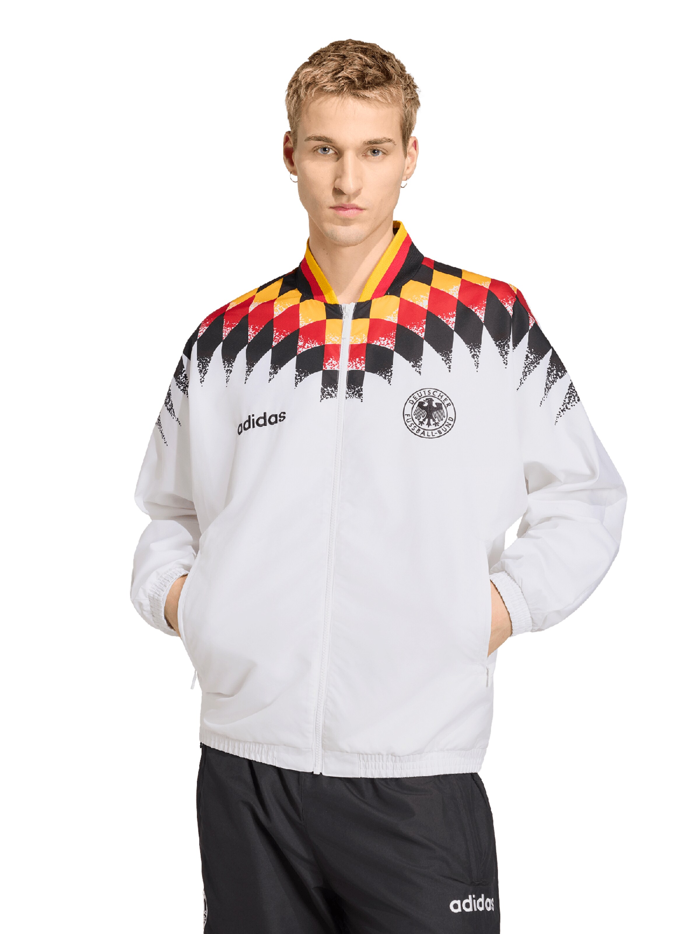 ADIDAS PERFORMANCE Kurtka sportowa 'Almanya 1994 Eşofman Üstü' w kolorze biały: przód