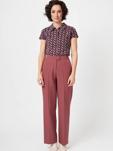 4funkyflavours Loose fit Pleated Pants 'Walk With Me - Resound NYC Version' in Red