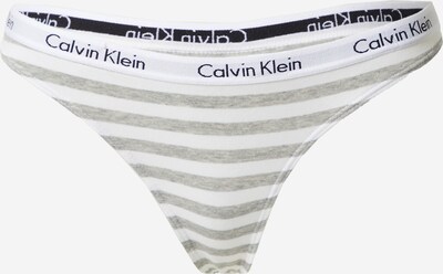 Calvin Klein Underwear String 'Carousel' in grau / schwarz / weiß, Produktansicht