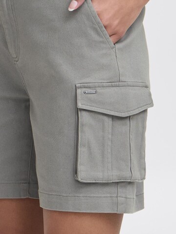 Regular Pantalon cargo 'Kvinne' Oxmo en gris