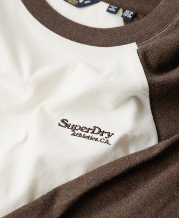 Superdry Shirt 'Essential' in Braun