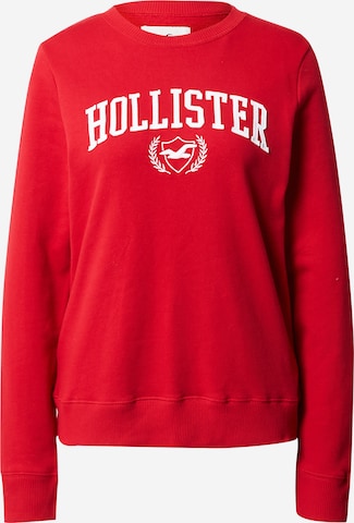 HOLLISTER Sweatshirt in Red: front