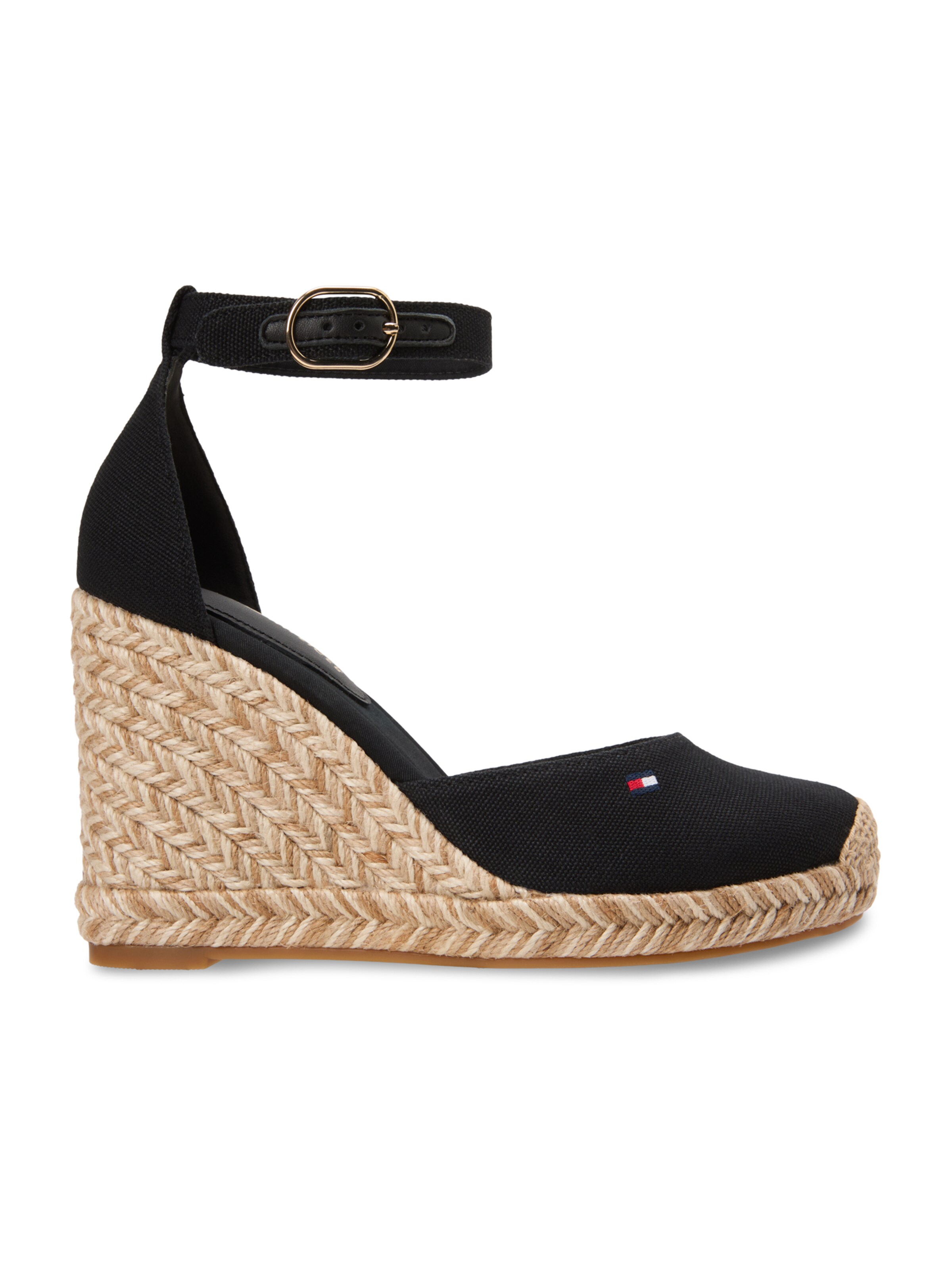 TOMMY HILFIGER - Sapatos abertos atrás em preto