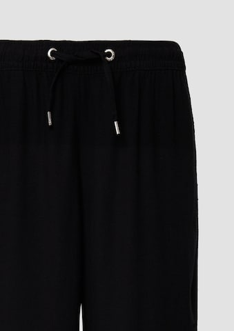 QS Wide leg Trousers in Black