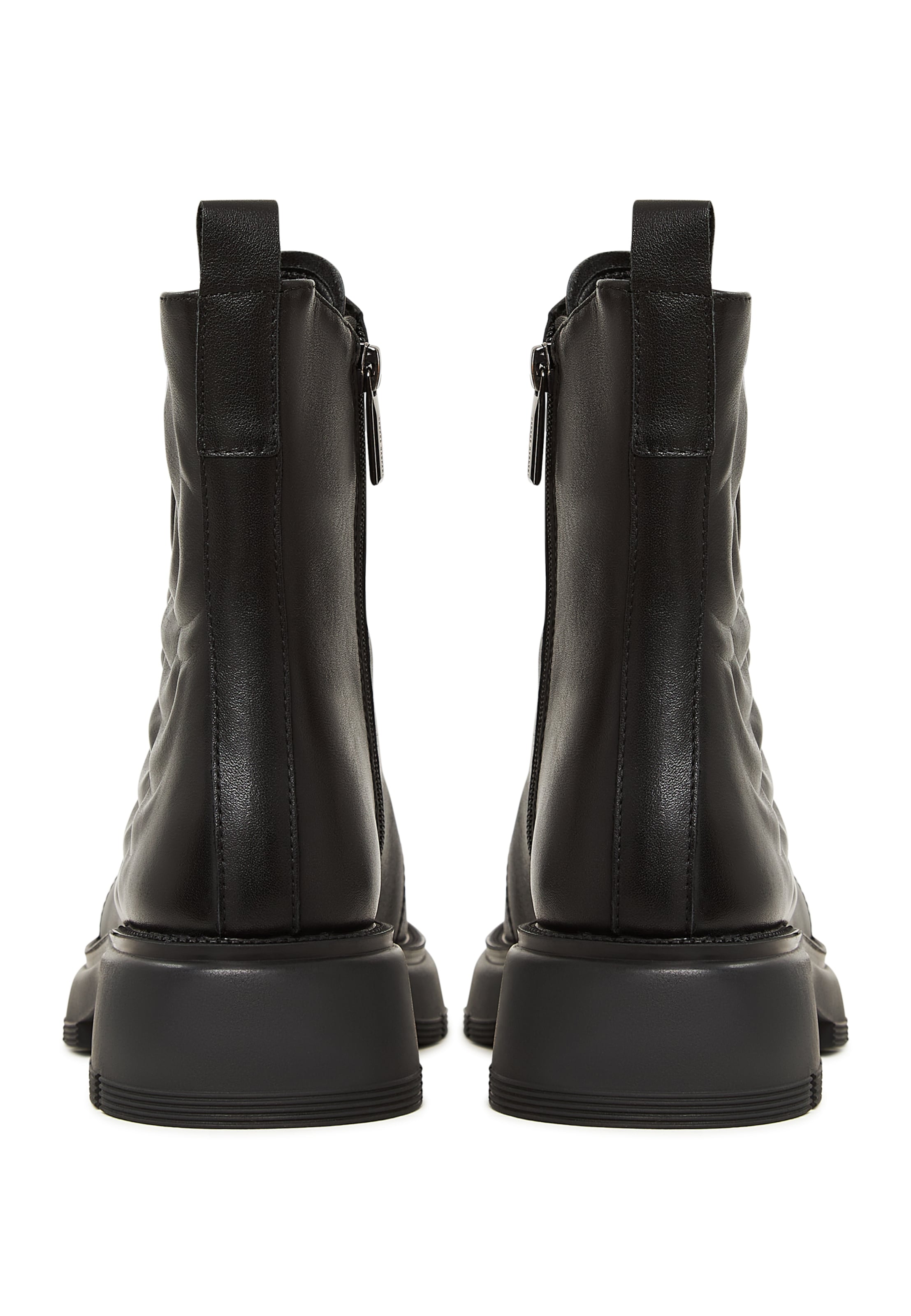 CESARE GASPARI Schnürstiefelette in Schwarz
