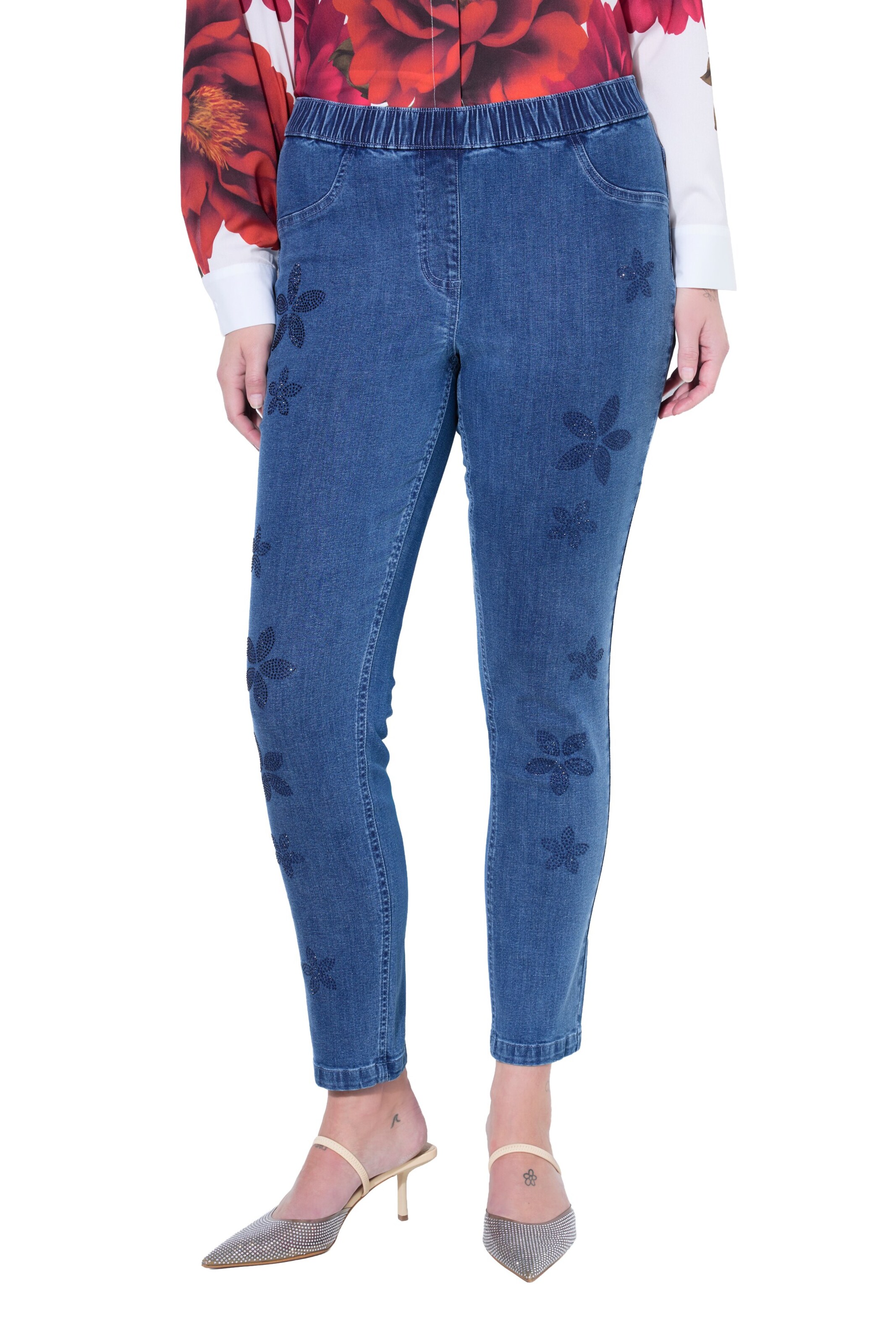 MIAMODA Skinny Jeans in Blau: Vorderseite