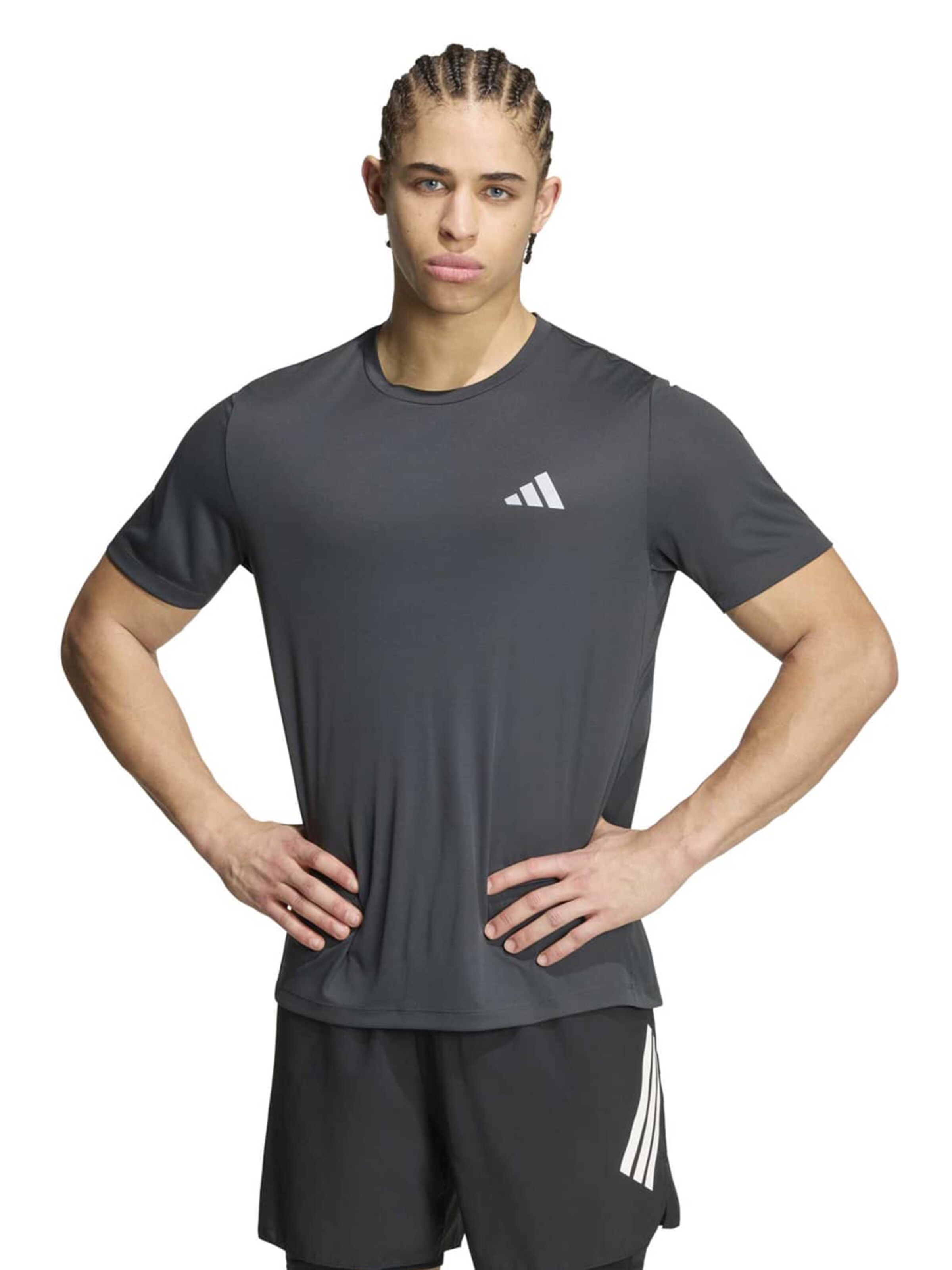ADIDAS PERFORMANCE Funkčné tričko 'Adi365 Essentials' - Sivá: predná strana