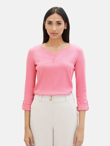 TOM TAILOR Shirt in Roze: voorkant