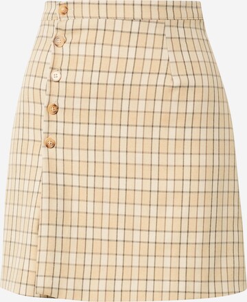 Fashion Union Skirt 'CHER' in Beige: front