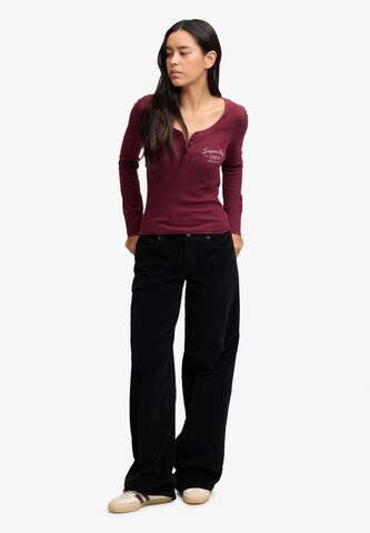 Superdry & Co Baggy Broek in Zwart