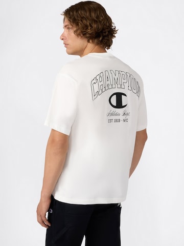 T-Shirt Champion Authentic Athletic Apparel en blanc : devant