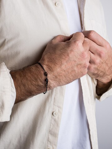 Akitsune Bracelet 'Via Cuban' in Black