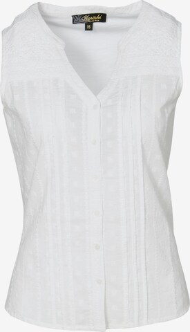 KOROSHI - Blusa em branco: frente