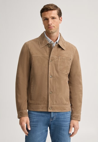 JOOP! Jeans Between-Season Jacket in Beige: front