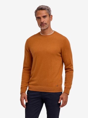 FALKE Sweater 'Pure Cashmere' in Brown: front