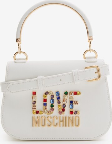 Love Moschino Handbag in White: front