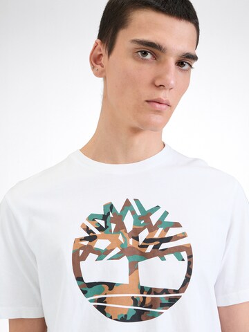 T-Shirt 'Heritage' TIMBERLAND en blanc