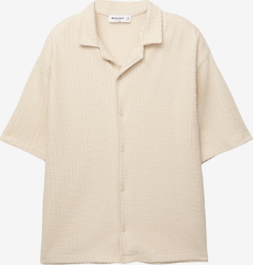 Pull&BearComfort Fit Košulja - bež boja: prednji dio