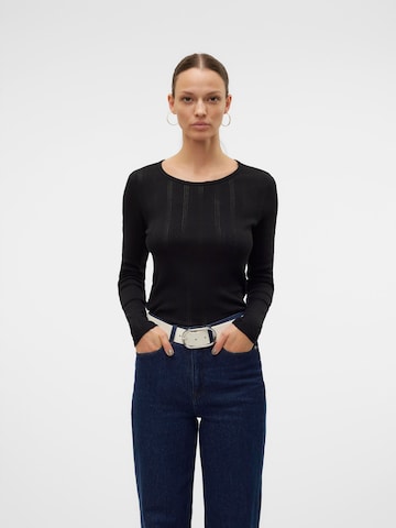 VERO MODA Shirt 'VMLisa' in Zwart: voorkant