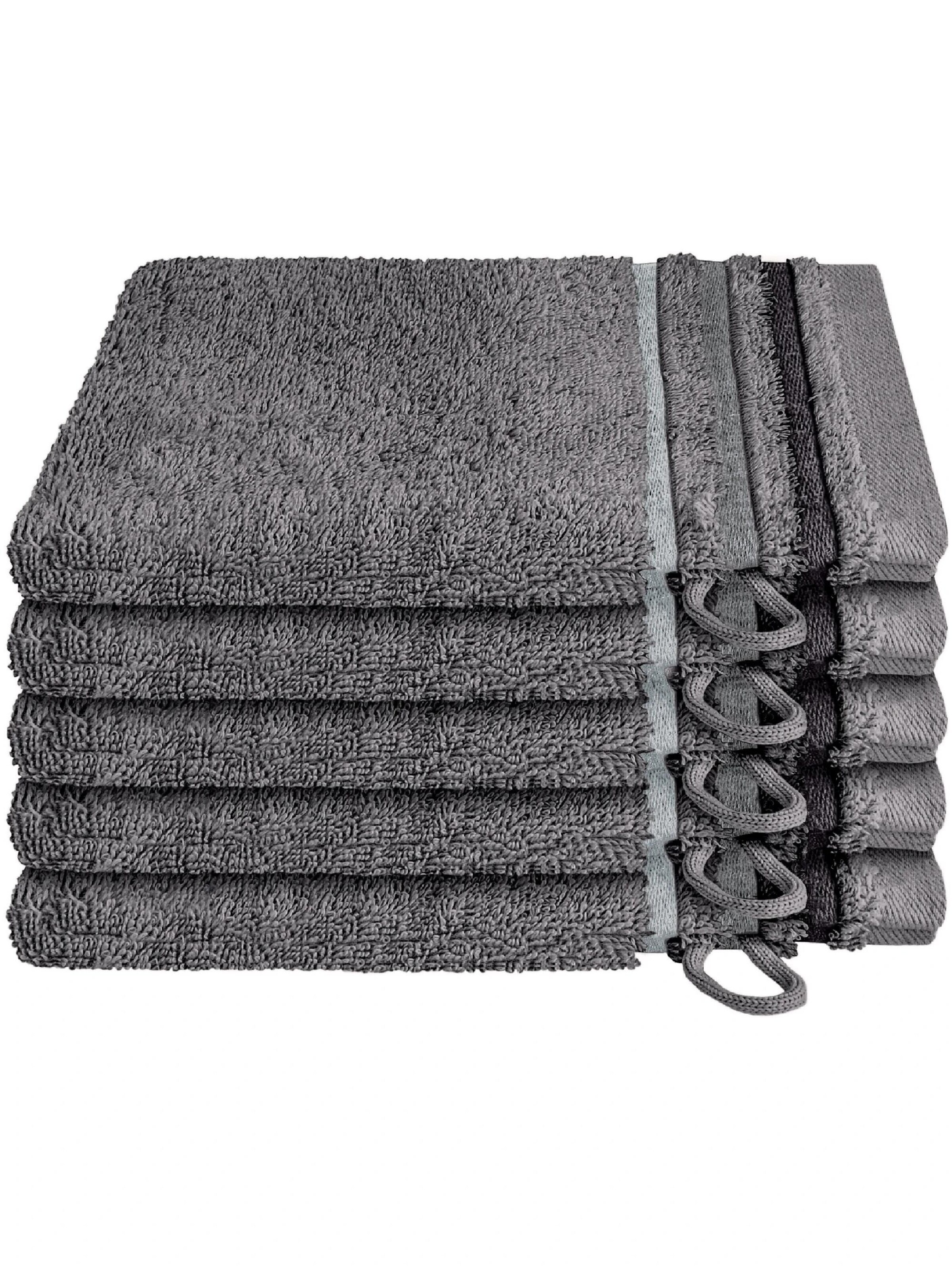 SCHIESSER Handtuch 'Skyline Color' in Grau: Vorderseite
