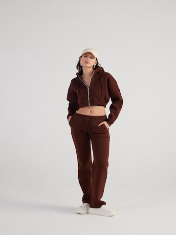 HOLLY LOLLY Regular Trousers in Brown