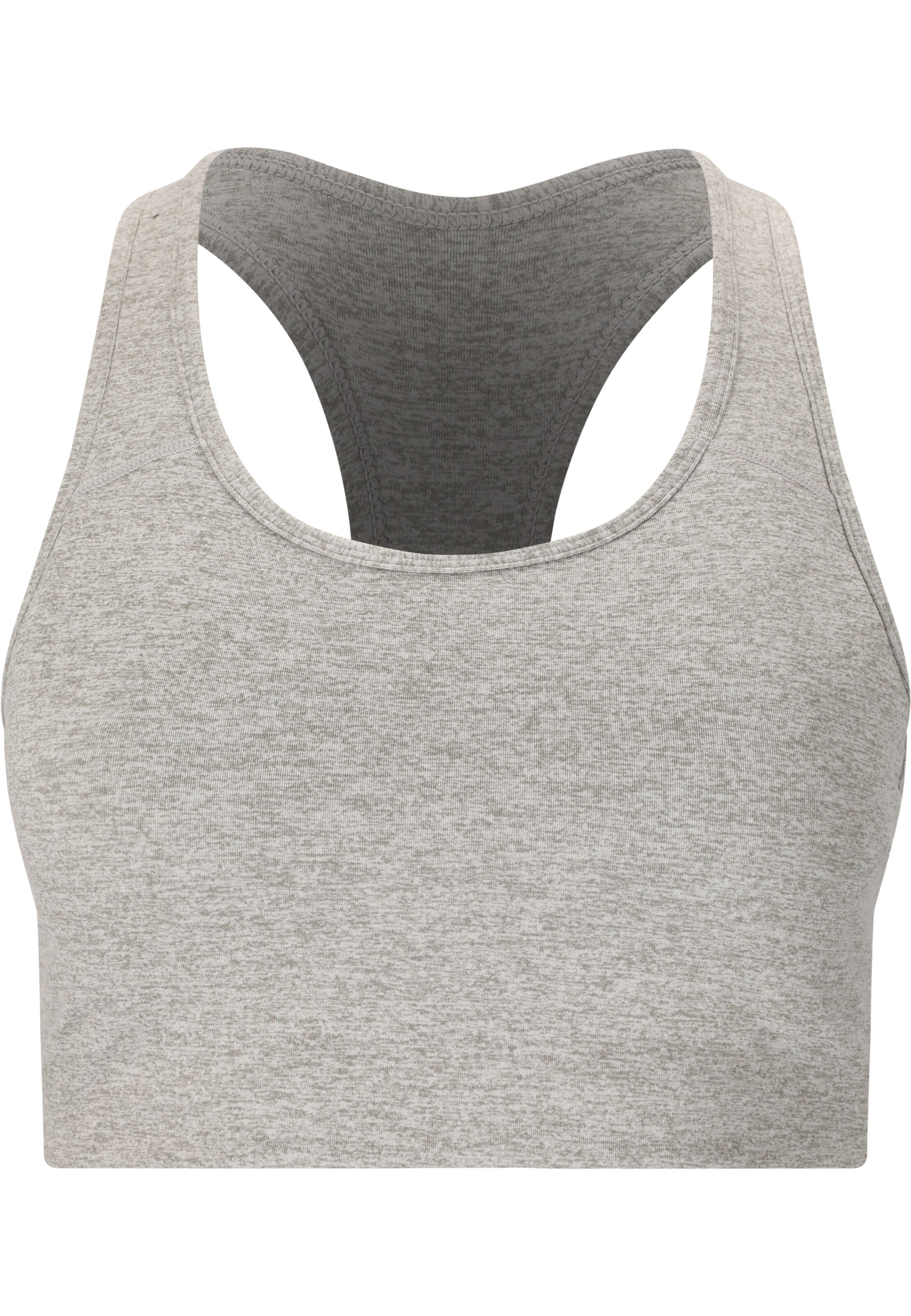 ENDURANCE Medium Support Sport-BH 'Gillia' in Grau: Vorderseite