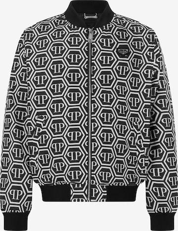 Giacca di mezza stagione di Philipp Plein in nero: frontale