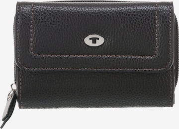 TOM TAILOR Wallet in Brown: front