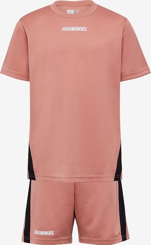 Survêtement Hummel en rose : devant