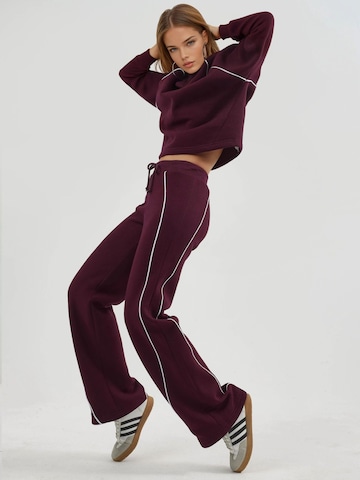 Busem Loosefit Broek in Rood