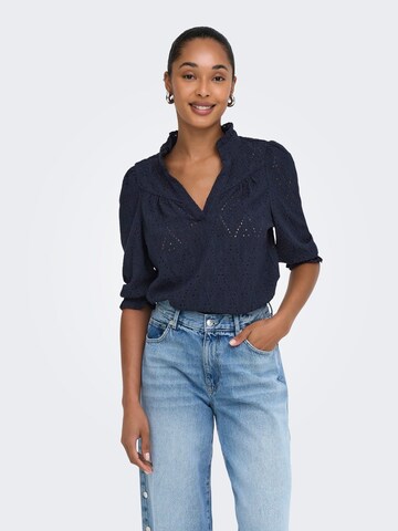 ONLY Top 'Ziggy' in Blauw