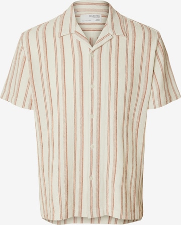 SELECTED HOMME Regular Fit Skjorte 'West' i beige: forside