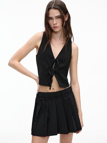 Gilet di Pull&Bear in nero: frontale