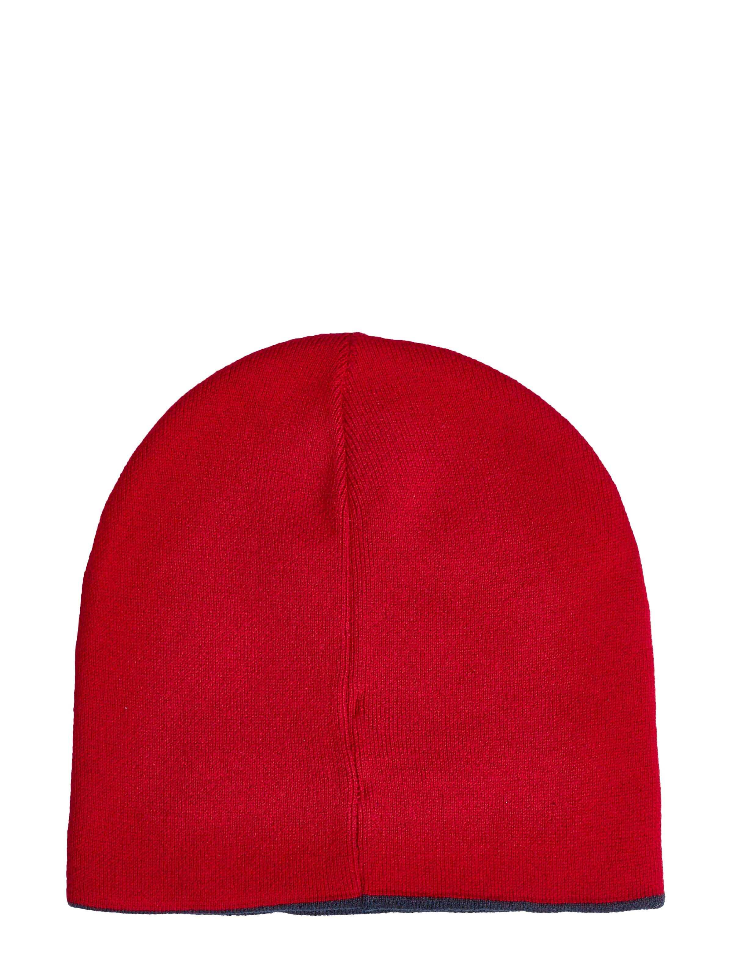 TOMMY HILFIGER Mütze 'Tommy Hilfiger Wendemütze navy/ rot'‌‌‌‌ in Blau