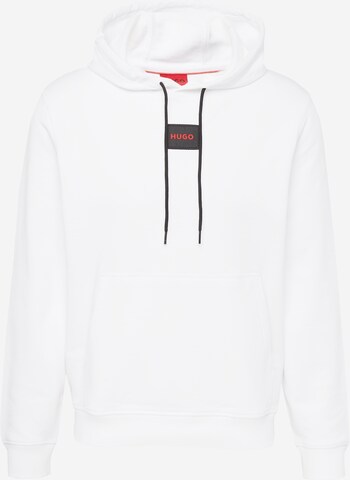 HUGO - Sweatshirt 'Daratschi214' em branco: frente