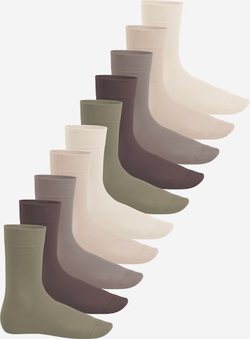 footstar Socken 'EVERYDAY!' in Beige: Vorderseite