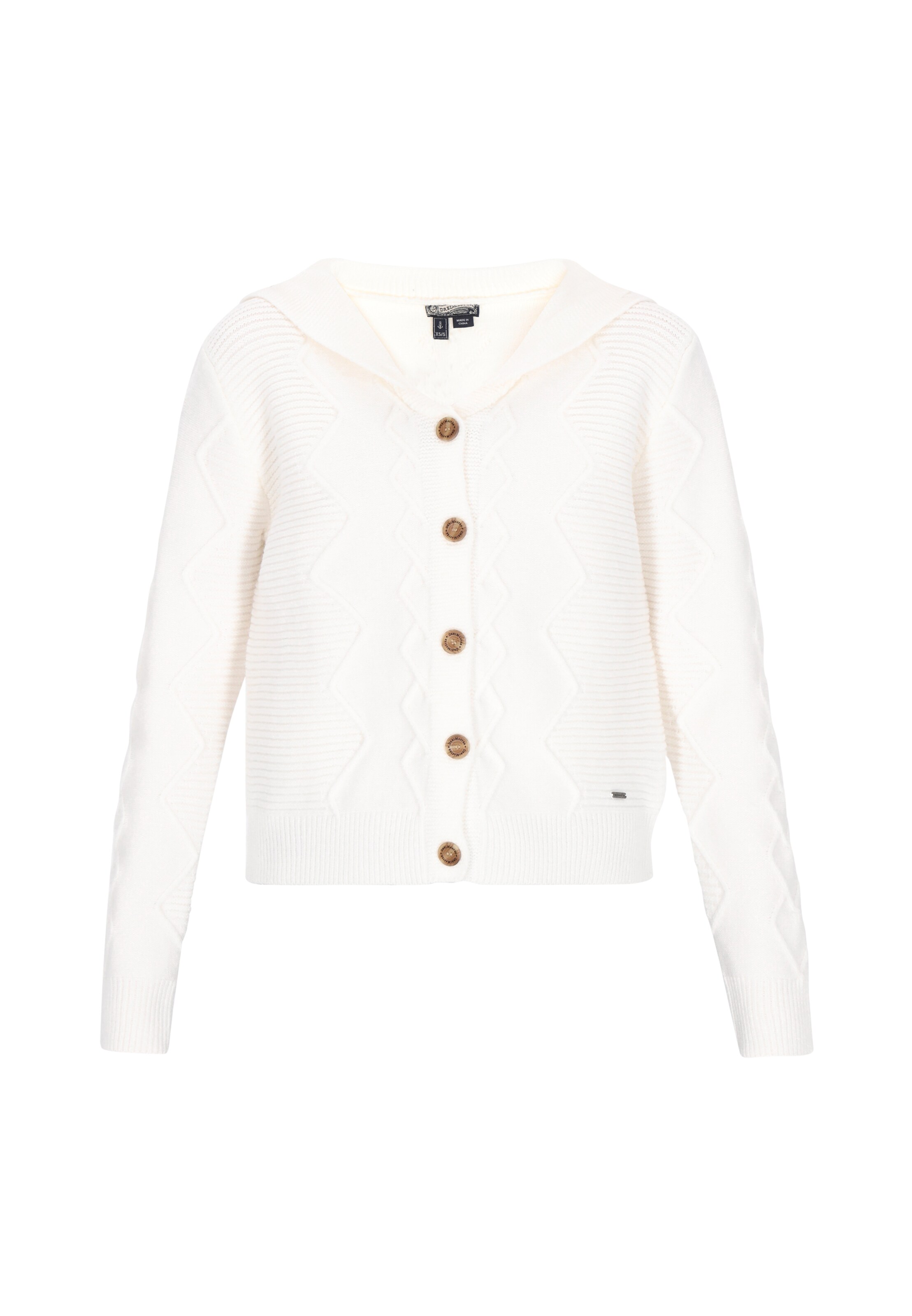DreiMaster Vintage - Cárdigan en blanco: frente
