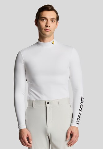 T-Shirt Lyle & Scott en blanc : devant