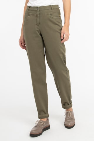 Recover Pants Regular Pants in Green: front